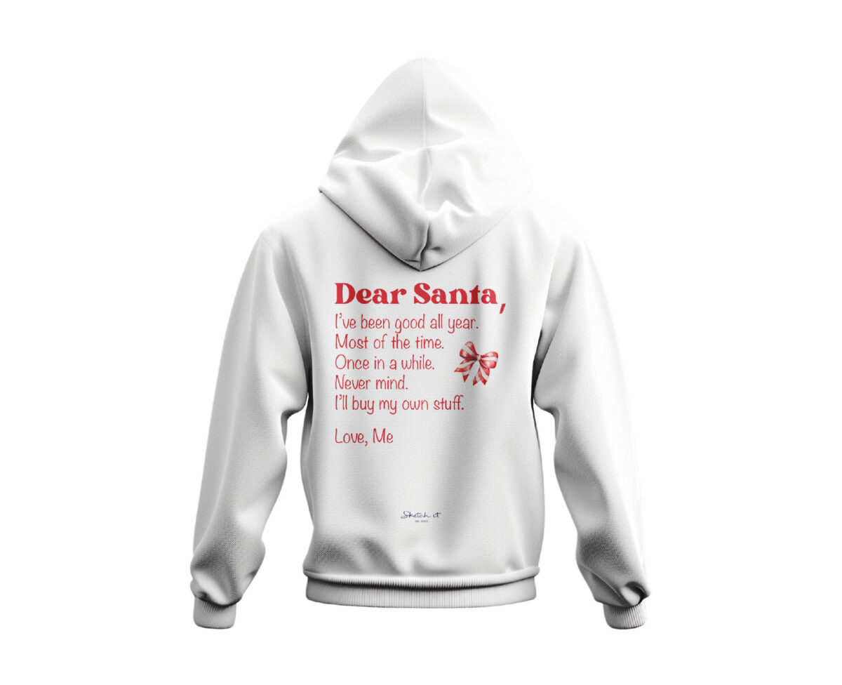 Dear Santa Hoodie - Image 1