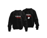 Papa and Mama Claus Sweaters Set - Image 