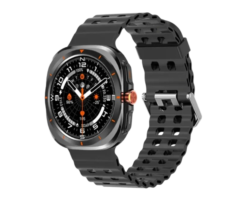 Untitled (860 x 700 px) Green Lion Strive Smart Watch in Black - Image 1