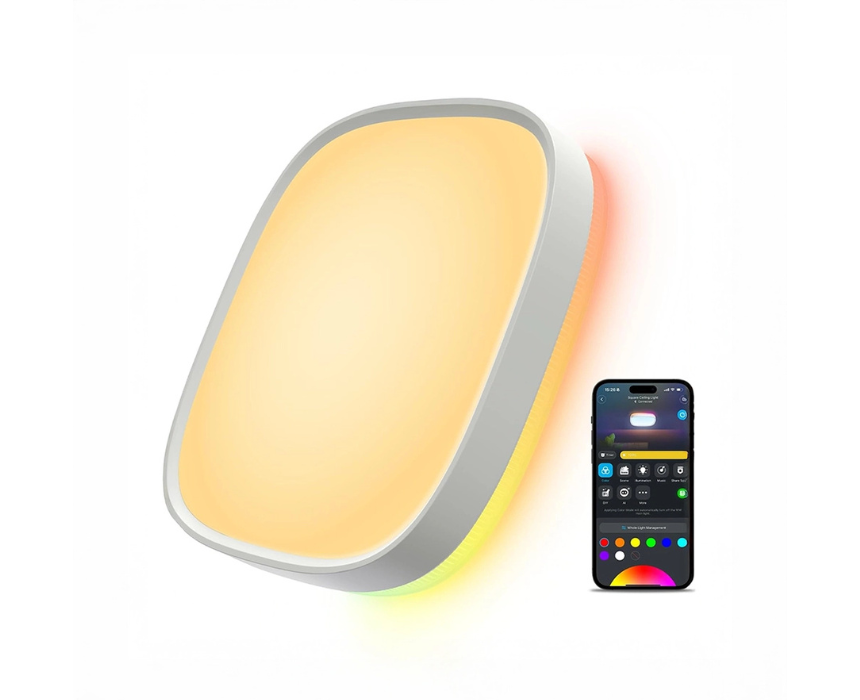 Untitled design Govee 12 Inch Square Ceiling Light - Image 1