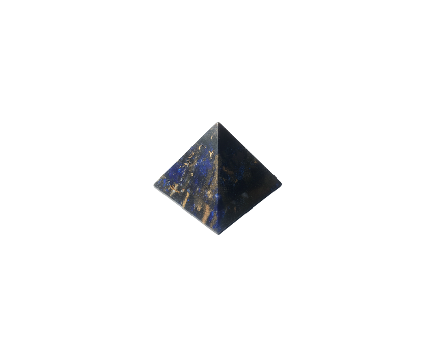 deep blue (1) Deep Blue Galaxy Orgonite Pyramid - Image 1