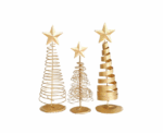Mini Metal Christmas Trees - Image 