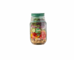 Leak-Proof Salad Jar with Built-In Dressing Bowl - Image 