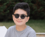 Star Kids Sunglasses in Black - Image 