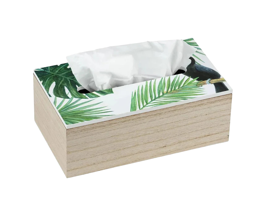 wooden tissue 1 Wooden Tissue Box - Image 1
