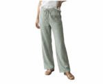 Mint Loose Fit Pant With Elastic Waist - Image 