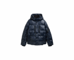 Tom Tailor Puffer Navy Jacket with Detachable Hood - Image 