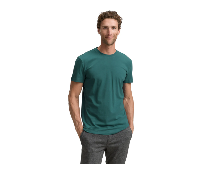 1 Tom Tailor Slim Fit Green T-shirt with Stretch - Image 1