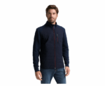 Tom Tailor Navy Quilted Jacket With Zipper To Close - Image 