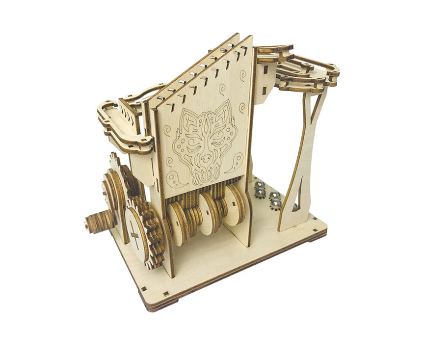 1 Galaxy Glide Marble Run Set 3D Mechanical Wooden Puzzle - Image 1