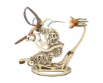 Red Hummingbird 3D Mechanical Wooden Puzzle - Image 