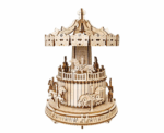 Merry-Go Round 3D Mechanical Wooden Puzzle - Image 