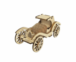 The Retro Racer 3D Mechanical Wooden Puzzle - Image 