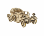 The Antique Roadster 3D Mechanical Wooden Puzzle - Image 