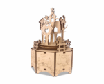 Bird Paradise Rotational Music Box 3D Mechanical Wooden Puzzle - Image 