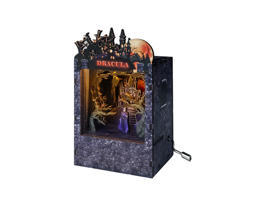 1 Earl Of The Dark Night 3D Mechanical Wooden Puzzle Music Box - Image 1