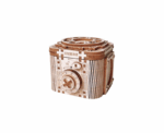 Cipher Box 3D Mechanical Wooden Puzzle - Image 