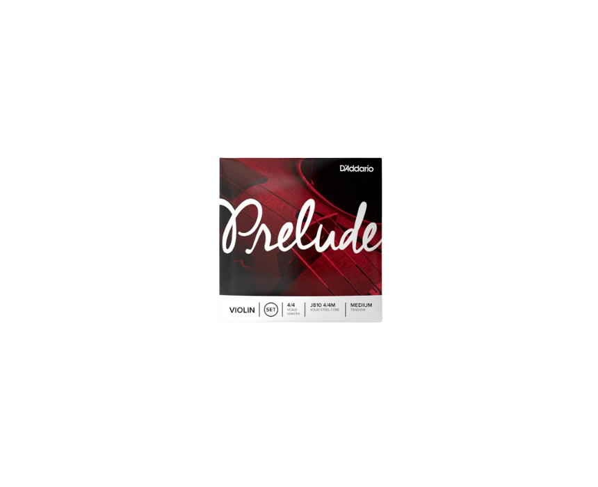 1 D'Addario Prelude Violin String Set, Medium Tension J810 (Multiple Scales Available) - Image 1