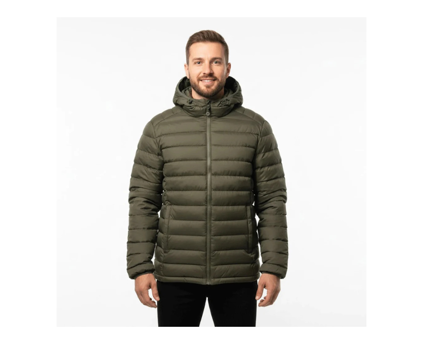 1 Original Water Proof Winter Jacket Big Size D.Green (Men) - Image 1