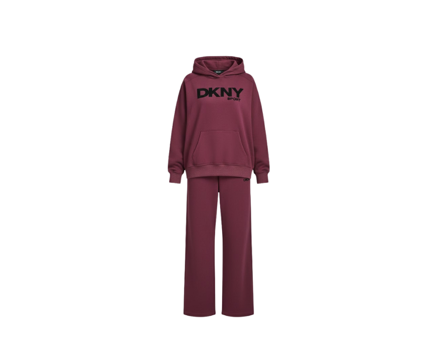 1 DKNY Tracksuit in Burgandy - Image 1