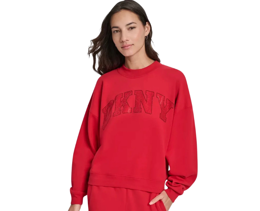 1 DKNY Hoodie in Red - Image 1
