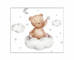 Bear, Stars and Clouds Wall Sticker - Image 