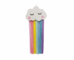 Cloud Multicolor Tassel Wall Hanging - Image 