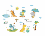 Cool Dinosaurs Wall Decal - Image 