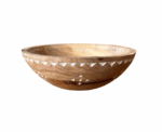 Crafted Wooden Bowl - Image 