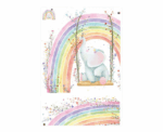 Elephant in a Rainbow Wall Sticker - Image 
