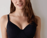 Penti Padded Wired Black Bra - Image 