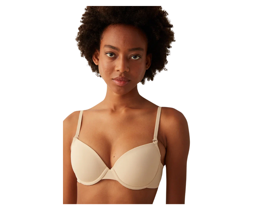1 Penti Beige Underwire Non-Padded Bra - Image 1