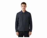 Damat Navy Long Sleeve Zippered Jacket With Collar - Image 