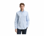 Tom Tailor Regular Fit Blue Shirt with Stretch - Image 