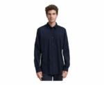 Tom Tailor Regular Fit Navy Shirt with Stretch - Image 