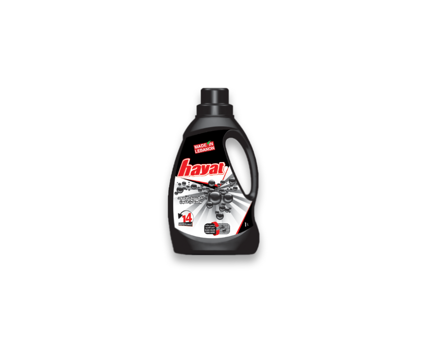 10 Hayat Liquid Laundry 1L Black - Image 1