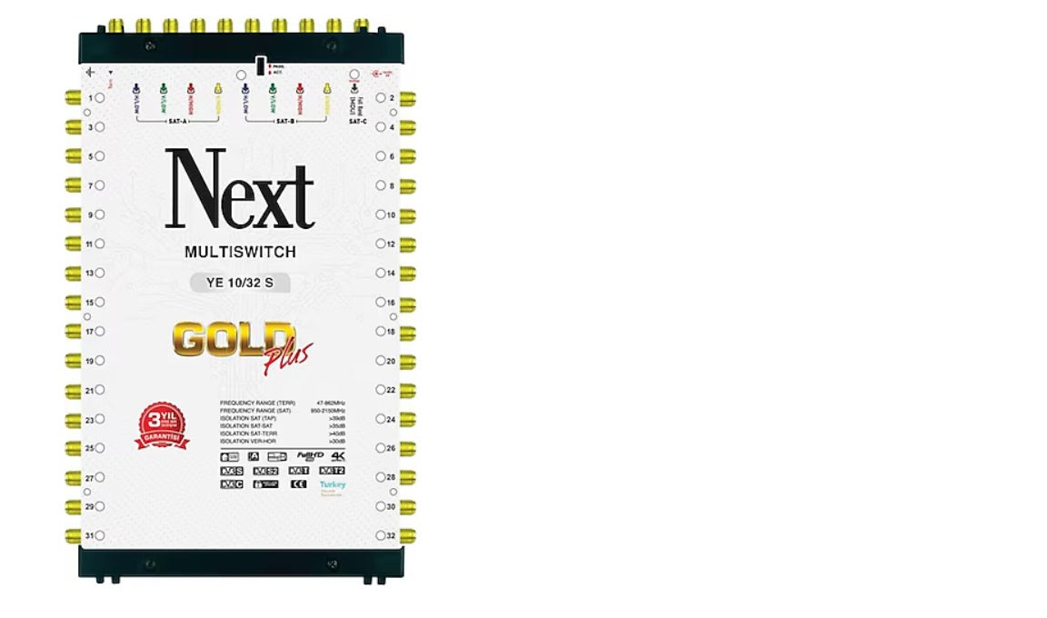 1032 NEXT MultiSwitch Satellite YE-10/32 K