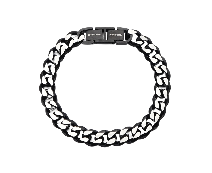 11 Polo Exchange Stainless Steel Bracelet in Black - Image 1