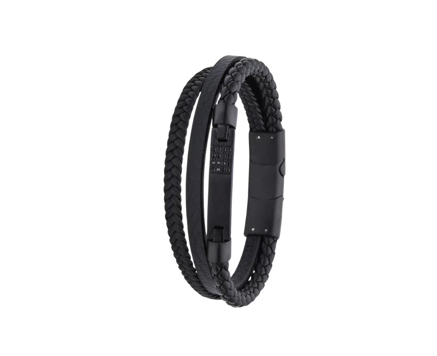 112 Polo Exchange Stainless Steel Bracelet for Men - Image 1