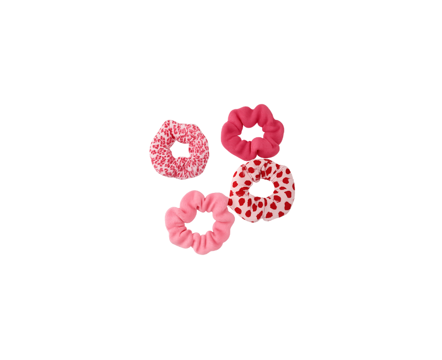 12 Scrunchies in Pink - Image 1