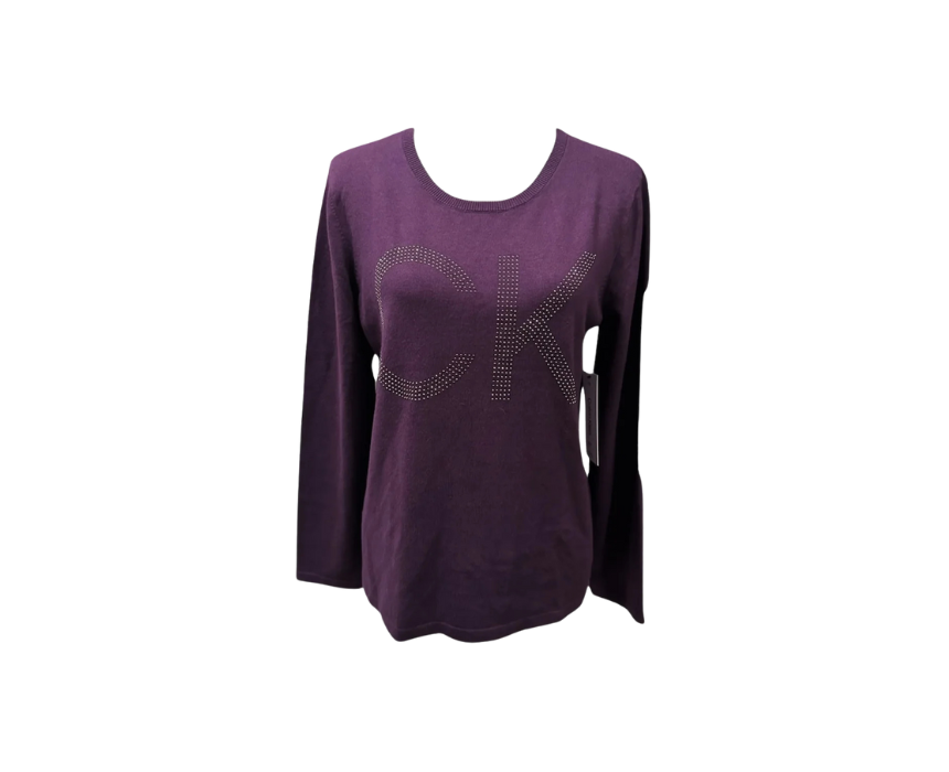13-12-2025 Calvin Klein Sweater in Purple - Image 1