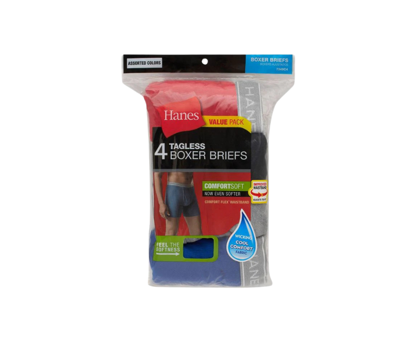 14-12-2025 (7) HANES 4 Pack Briefs - Image 1