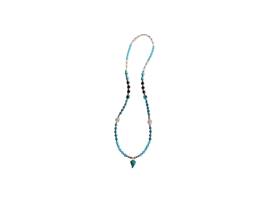 14 Silver Blue Necklace - Image 1