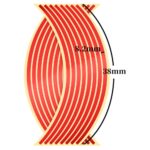 Strips Wheel Sticker Reflective - Image 