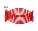 Strips Wheel Sticker Reflective - Image 