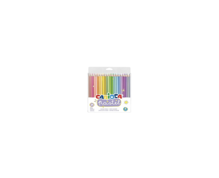 17 Carioca Pastel Colored Pencils - Image 1