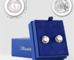 J.Rosée Pearl Swarovski Earrings - Image 