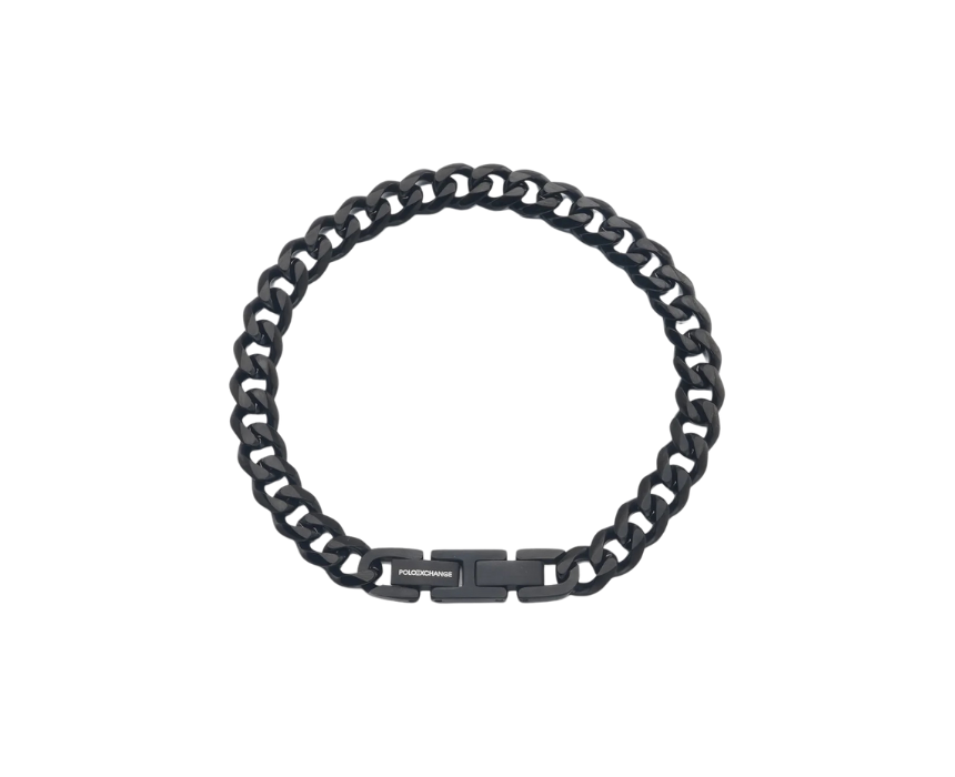 19 Polo Exchange Stainless Steel Bracelet in Black - Image 1