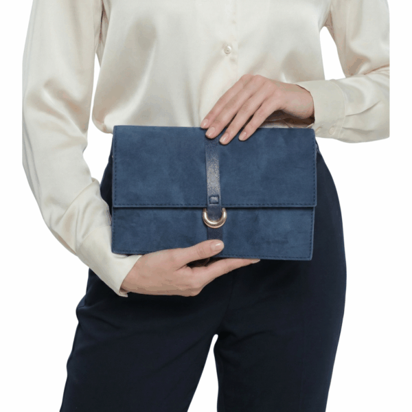 Navy Slouchy Tote Hand Bag