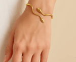 Golden Serpent Bangle - Image 